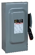 SQUARE D Electric-Safety switch, heavy duty, non fusible, 30A, 3 poles, 30 hp,