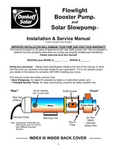 Load image into Gallery viewer, DANKOFF Solar Pumps-Flowlight Booster Pump 2920 24 Volts Standard Speed
