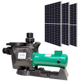 1HP Solar Pond Pump - SunRay SolFlo1HP Solar Variable Speed Pond Pump - Made in the USA