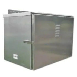 Ameresco-4BS2000BP Battery Box, Aluminum Mill, UL Listed, NEMA3R Battery Enclosure
