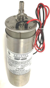 Aquatec SWP-4000 Submersible Pumps  Aquatec SWP submersible pumps are designed to supply water in off-grid locations for homes, irrigation, livestock, ponds, and many other applications. The SWP-4000 4" and SWP-6000 6” positive-displacement submersible deep well diaphragm pumps are constructed with high-grade materials that are all potable water safe.
