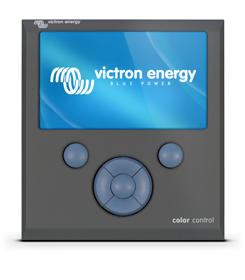 The Color Control GX provides intuitive control and monitoring for all products connected to it. The list of Victron products that can be connected is endless: Inverters, Multi's, Quattro's, MPPT 150/70, BMV-600 series, BMV-700 series, Skylla-i, Lynx Ion and even more.