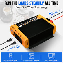 Load image into Gallery viewer, Eco-Worthy Solar-2000W Off Grid Pure Sine Wave Inverter 12V to 110V
