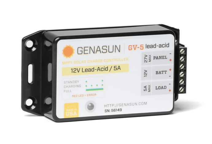 Genasun Energy-GV-5-65W 5A Solar charge controller w/ MPPT