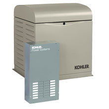 Load image into Gallery viewer, Kohler 12RESVL - 12kW Home Standby Generator System (100A 12-Circuit Automatic Switch), Includes 100-Amp Indoor ATS w/ 12-Space Load Center* · Kohler Series 7000 V-twin OHV Engine · Powerful and reliable engine with hydraulic valve.
