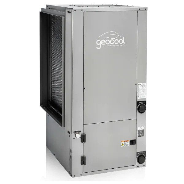 This GeoCool GCHPV036 Geothermal Heat Pump Vertical Package Unit provides a better energy efficiency than any air conditioner, clean effective air comfort, as well as furnace, boiler or any other HVAC unit available today. 