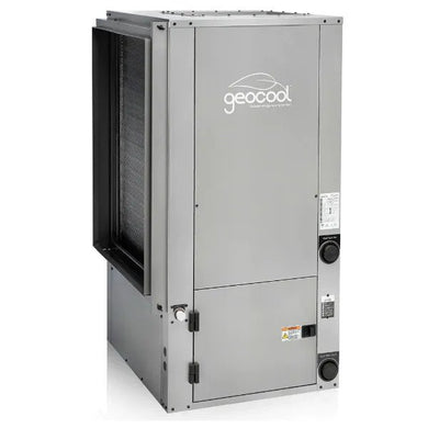 This GeoCool GCHPV048 Geothermal Heat Pump Vertical Package Unit provides a better energy efficiency than any air conditioner, clean effective air comfort, as well as furnace, boiler or any other HVAC unit available today. These units can deliver energy efficiencies of up to 28.6 EER in virtually any weather conditions. 