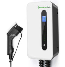 Load image into Gallery viewer,   PRIMECOMTECH  Level 2 EV Charger - 32 &amp; 40 Amp 220   UP TO 8X FASTER CHARGING — PRIMECOM Level 2 chargers feature 32Amp &amp; 40Amp models working within a range of 100V - 240V. 
