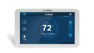 Low Voltage Thermostat, Stages Heat 2, Stages Cool 2, Temp. Settings per Day 8, Programs per Week 7, Terminal Designations G, Y1, Y2, W1, W2, O/B, H/DH, F, C, WiFi Capability Yes, System Switching Auto-Heat-Cool-Off-Emergency, Fan Switching Auto-On-Circulate, Display Size 5 in, Display Type LCD Touch, Display Color Multicolor, Key Pad Lockout No, Programmable Fan Yes, Automatic Changeover Yes, Humidification Control Yes, Dehumidification Control Yes, Remote Sensing Capability No