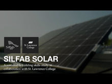 Load and play video in Gallery viewer, SilfabSolar-410W Solar Panel 66 Cell SIL-410-BG
