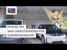Load and play video in Gallery viewer, SMA EV Charger 7.4 / 22 : Refuel electric vehicles at home w/ solar power
