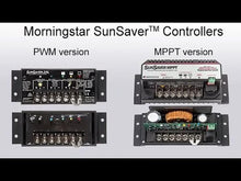Load and play video in Gallery viewer, MORNINGSTAR-SSD- SSD-25RM SunSaver Dual Battery 25 Amp 12 Volt Solar Charge Controller &amp; Digital Meter
