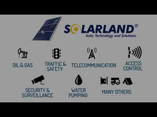 Load and play video in Gallery viewer, Solarland SLP030-SLP030-12C1D2 Multicrystalline 30 Watt 12 Volt Solar Panel
