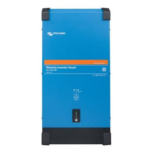 The Phoenix Inverter Smart is an efficient and reliable inverter. Built on our proven and field tested Phoenix inverter platform, it now comes with a new slimmer design and full metal casing. Models are available in 1600VA, 2000VA, 3000VA and 5000VA for 12, 24 or 48V systems.