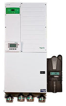 Load image into Gallery viewer, MidNite Solar pre-wired inverter systems offer a turn key solution to installing a battery based inverter system, saving you time in the field. With a pre-wired solution all of the confusion is taken out of selecting all the right parts. This system uses the Schneider Electric Conext XW+ inverter that is rated at 6,800 watts and uses a 48 volt battery.
