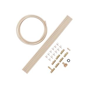 The 12' Professional Mist System from Orbit is easy to assemble with the durable brass Slip-Lok fittings and flexible 3/8" tubing sections. You can enhance performance by use of a booster pump if necessary.