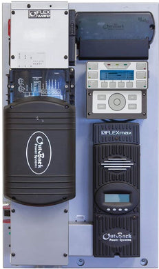 The Outback FLEXpower system comes fully assembled and tested from the Outback factory. The units are built to meet National Electric Code (NEC) standards and designed for ease of installation. FLEXpower FXR systems can be used for both off-grid and grid-tie configurations