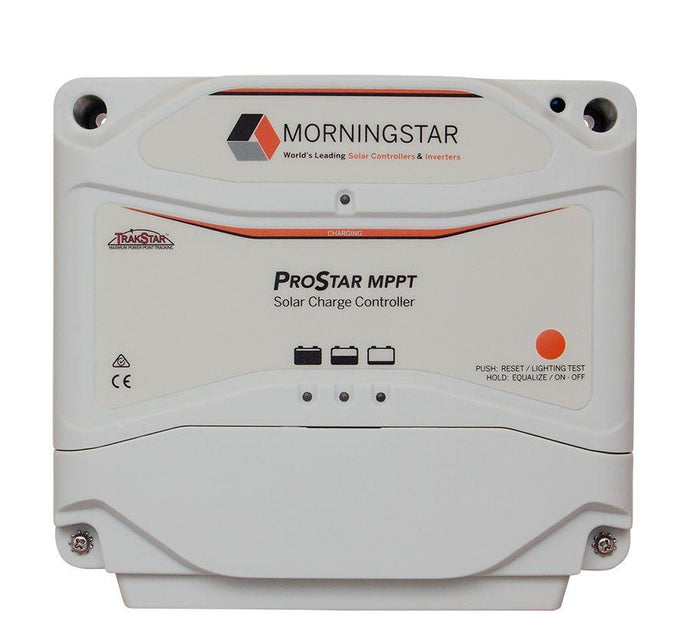 The NEW ProStar MPPT is a mid-range MPPT solar charge controller with TrakStar Technology that provides maximum power point tracking (MPPT) battery charging for off-grid photovoltaic (PV) systems up to 1100 watts. Available with and without advanced built-in meter. This device is ideal for industrial and residential applications. A Wire Box accessory to reduce hazards associated with exposed wires and connections can be purchased separately.