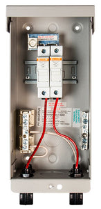 This 3R pre-wired MNPV2 combiner is rated for outdoor use. Designed for combining high voltage strings using standard 10mm x 38mm fuses up to 60 amps total.  The Pre-wired MNPV2 combiner is rated for outdoor use. Designed for combining high voltage strings using 10mm x 38mm fuses up to 60 total. The use of touch safe din rail mount fuse holders and fuses allow operation up to 600 Volts. The MNPV2 is rated for up to 60 amps.