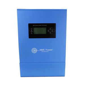 This solar battery charge controller by AIMS Power features a smart tracking algorithm using MPPT charging technology and has less power loss performing at 97.5-99% efficiency, maximizing energy harvest. The tracking algorithm is automatic and varies with weather conditions. This charge controller also has temperature compensation protection using the included battery temperature sensor. Charges 12, 24, 36 and 48 volt solar systems with multistage charging technology and adjusts according to battery type.