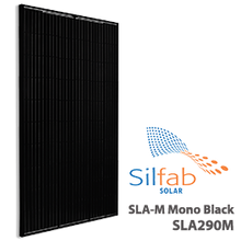 Load image into Gallery viewer, Silfab Solar-SLA290M 290W Black Mono Solar Panel
