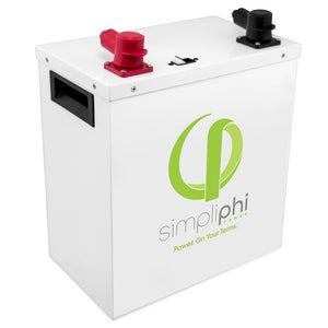 Simpliphi PHI-3.8-48-M 3.8kWh 48 Volt Lithium Ferro Phosphate Battery With Metal Case