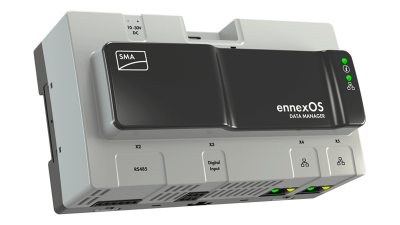 SMA, EDMM-US-10, Data Manager M, Advanced Inverter  the Data Manager M and the new Sunny Portal powered by ennexOS are perfectly coordinated with each other. This not only makes it easier to monitor, analyze, parameterize and manage PV systems, but also helps save time and money. 