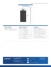 Load image into Gallery viewer, Xantrex-781-0110, 110W Solar Flex Panel w/ mounting hardware
