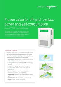 SCHNEIDER ELECTRIC-Conext SW 4024, 4000 Watt, 24V battery based Inverter/Charger, 120/240 VAC Output