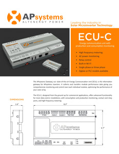 APsystems-ECU-C, Energy Communicaton Unit w/ Production & Consumption Monitoring