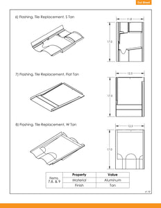 IRONRIDGE RACKING-Tile Replacement Base (Incl. 1 L-Foot (Black), 1 Lag and Hardware)