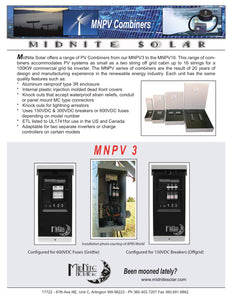 MIDNITE Solar-MNPV3 Solar Array Combiner