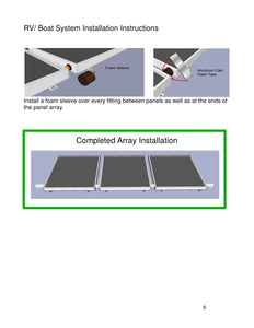 Kit-RV Solar Water Heating Direct Circulation (2) Panel