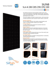 Load image into Gallery viewer, Silfab Solar-SLA290M 290W Black Mono Solar Panel

