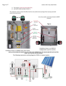 Midnite Solar-MNXWP5548-CL200, Pre-Wired Power Panel 5.5 Kw, 48 VDC, 120/240 Vac, Xw+5548, Cl200