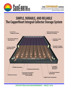 SUNEARTH Inc-CopperHeart CP-20 Storage Collector