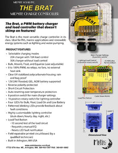 Midnite Solar-Solar Brat PWM Solar Charge Controller for 12/24 Volts