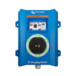 Victron Energy EV Charging Station, the EV Charging Station has three phase and single-phase capabilities. It delivers maximum 22kW AC in three phase mode or 7.3kW in single phase mode.