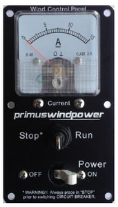 Primus Wind Power is pleased to offer a digital wind control panel for use with all AIR Wind Turbines. The panel is easy to install and will result in a professional operator station, enhancing the beauty and value of the Hybrid system installation.